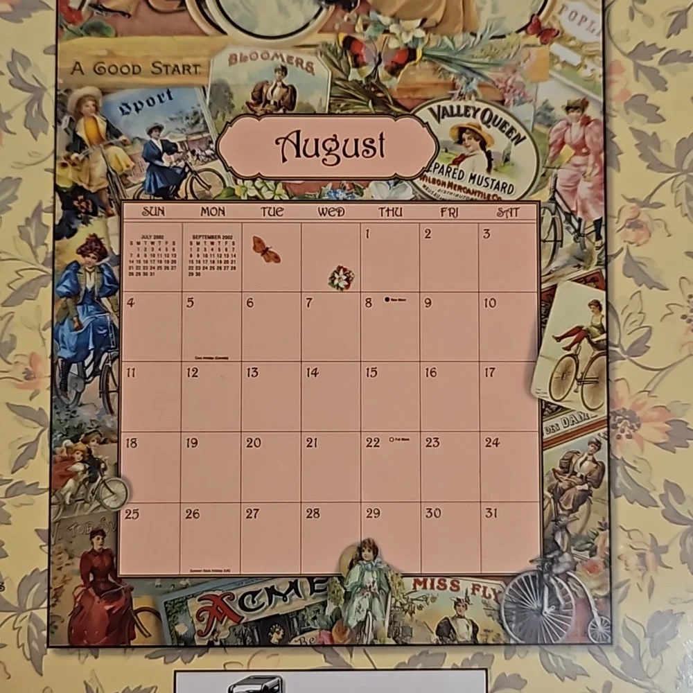 John Grossman's Victorian Moments 16 month 2002 calendar frameable art